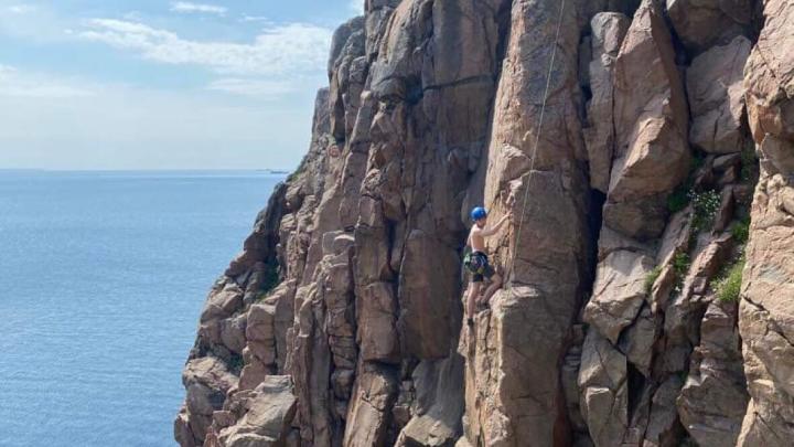 Klippeklatring på Kullen, Sverige